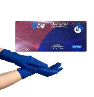 Латексні захисні рукавиці Latex Line M 439 фото